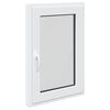 vidaXL Fereastră pentru subsol RISOR 60 x 100 cm PVC și Sticlă Alb
