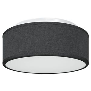 vidaXL Lampă de tavă Negru 30 x 30 x 13,5 cm țesătură