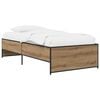 vidaXL Cadru de pat Stejar Artizanal 80 x 200 cm Lemn prelucrat