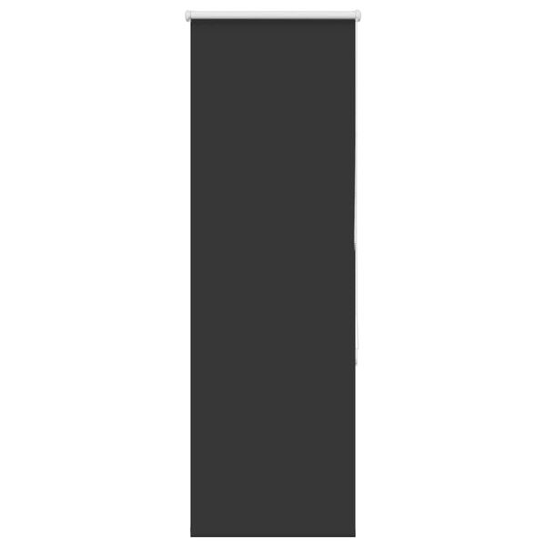 vidaXL Jaluzea cu role opace negru 50x175 cm lățime material 45,7 cm