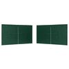 vidaXL Perete lateral pentru cort de petrecere 2 pcs Verde PE și oțel