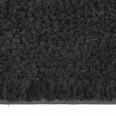 vidaXL Covoraș de ușă, negru, 65x100 cm, fibre de cocos
