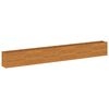 vidaXL Pat de grădină &icirc;nălțat 578x50x69 cm, oțel corten