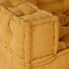vidaXL Canapea modulară 2 pcs Galben 140 x 70 x 56 cm țesătură