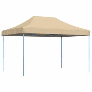 vidaXL Cort de petrecere pliabil Pop-Up, 410x279x315 cm, bej
