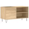 vidaXL Dulap pentru discuri stejar sonoma 85x38x48 cm lemn prelucrat