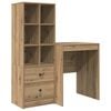 vidaXL Birou Stejar Artizanal 105,5 x 50 x 127 cm 2 buc.