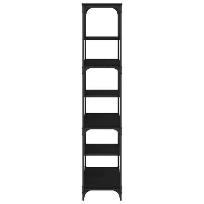 vidaXL Bibliotecă, negru, 81x36x176 cm, lemn compozit