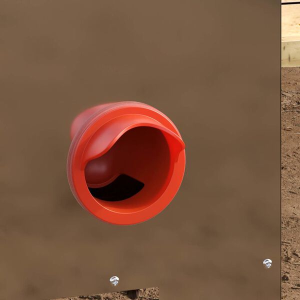 vidaXL Feeder pentru pui 2 pcs Argintiu 40,5 x 25 x 38 cm