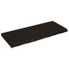 vidaXL Blat de masă maro 120x50x(2-6) cm, lemn masiv stejar tratat