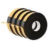 vidaXL Bandă din spumă autoadezivă 4 pcs Negru 30mm x 5m Spumă CR
