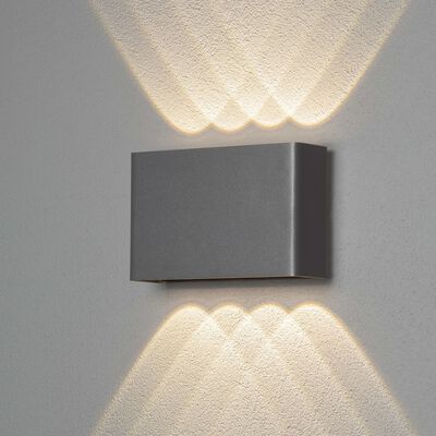 KONSTSMIDE Lampă de perete cu LED Chieri antracit 1x8W