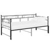 vidaXL Cadru pat canapea extensibilă, negru, 90x200 cm, metal