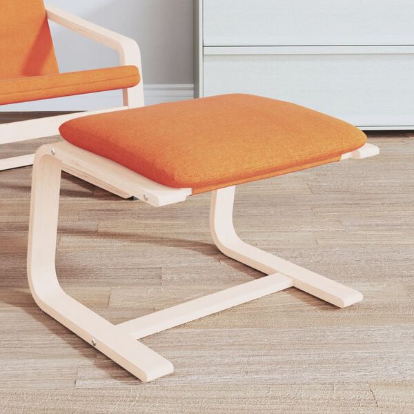 vidaXL Taburet, galben închis, 51x41x40 cm, material textil