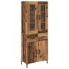 vidaXL Bufet 2 buc. Lemn vechi 69,5 x 34 x 180 cm Lemn prelucrat