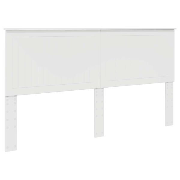 vidaXL Tăblie cap cu headboard Alb 180 cm Lemn compozit