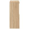 vidaXL Servantă cu lumini LED, stejar sonoma, 60,5x37x100 cm