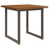 vidaXL Masa de dining cu margine vie 80 x 80 x 75 cm