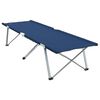 vidaXL Pat pliabil pentru camping 2 pcs albastru 194 x 62,5 x 42,5 cm
