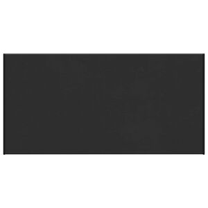 vidaXL Prag de fereastră Negru cu fibră de lemn 60 x 45 x 4,5 cm PVC