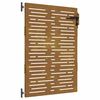 vidaXL Poartă de grădină 85 x 125 cm Oțel vopsit &icirc;n pulbere Blocat