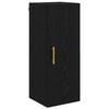 vidaXL Dulap montat pe perete Stejar Negru 34,5 x 34 x 90 cm