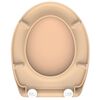 SCH&Uuml;TTE Scaun de toaletă cu &icirc;nchidere silențioasă BEIGE, duroplast