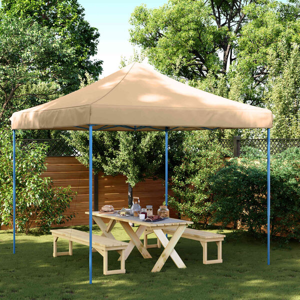 vidaXL Cort de petrecere pliabil Pop-Up, 292x292x315 cm, bej