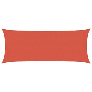 vidaXL P&acirc;nză parasolar, cărămiziu, 2x4,5 m, HDPE, 160 g/m&sup2;