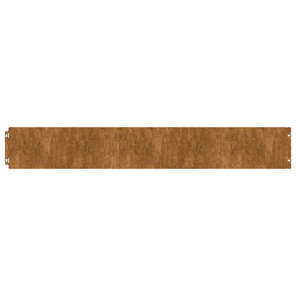 vidaXL Borduri de gazon 10 buc. 15x103 cm oțel Corten flexibil