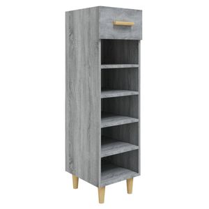 vidaXL Pantofar, gri sonoma, 30x35x105 cm, lemn compozit