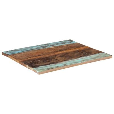 vidaXL Blat de masă, 80x70x(2,5-2,7) cm, lemn masiv reciclat