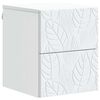 vidaXL Dulap de noapte suspendat Alb 34,5 x 33 x 40 cm Lemn prelucrat