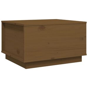 vidaXL Măsuță de cafea, maro miere, 60x50x35 cm, lemn masiv de pin