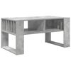 vidaXL Masă de cafea Gri din beton 92 x 49,5 x 45 cm Lemn compozit