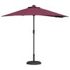vidaXL Parasol de Grădină Roșu bordo 294 x 150 x 223 cm țesătură