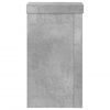 vidaXL Suport de plante, 2 buc., gri beton, 10x10x18 cm lemn prelucrat
