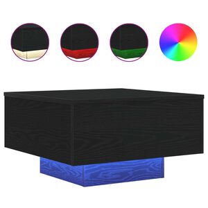 vidaXL Stejar Negru 55 x 55 x 31 cm Lemn prelucrat