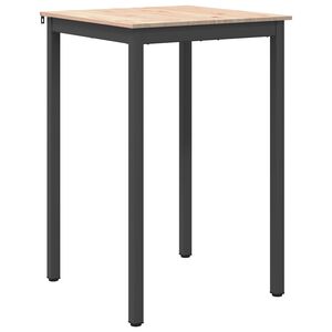 vidaXL Masă de bar natural 70 x 70 x 105 cm Lemn de pin masiv