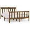vidaXL Cadru de pat King Size, maro miere, 150x200 cm, lemn masiv pin