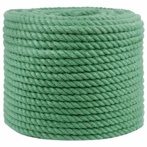 vidaXL Fr&acirc;nghie din Jute Verde 100% jute Tossa
