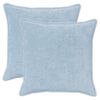 vidaXL Husă pentru pernă 2 buc. HOUTEN Albastru deschis 80 x 80 cm