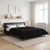 vidaXL Duvet complet pe tot parcursul anului Patos Negru 240 x 260 cm
