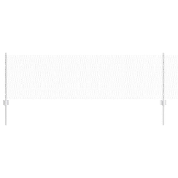 vidaXL Gard cu St&acirc;lp Argintiu 0,6 x 10 m Oțel