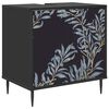vidaXL Dulap de Baie DOKKUM Stejar Negru 60 x 40 x 61 cm
