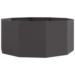 vidaXL Jardinieră Negru 120 x 120 x 50 cm Oțel