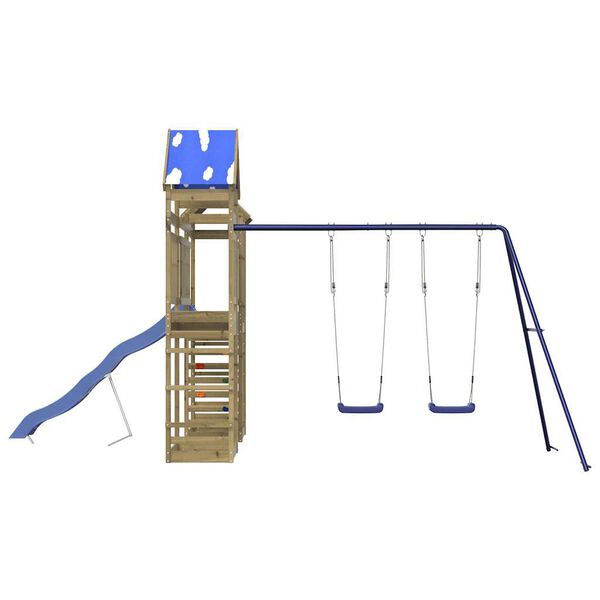 vidaXL Set de joacă pentru exterior, lemn de pin impregnat