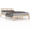 vidaXL Cadru de pat Super King, 180x200 cm, lemn masiv