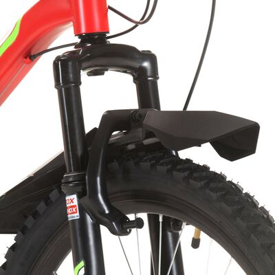 vidaXL Bicicletă montană cu 21 viteze, roată 26 inci, 36 cm, roșu