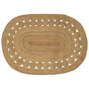 vidaXL Covoare de zonă natural 100 x 152 cm Iută